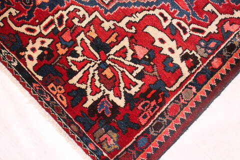 Bakhtiar Red Hand Knotted 911 X 124  Area Rug 400-17262 Image 9