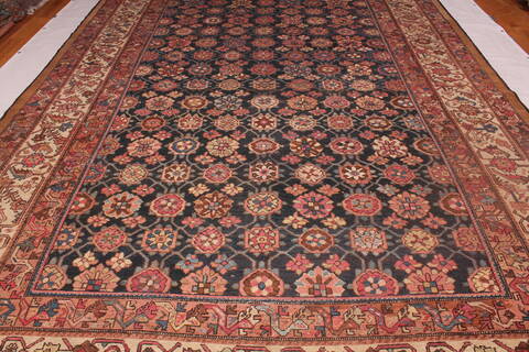 Malayer Blue Hand Knotted 101 X 168  Area Rug 400-17263 Image 14