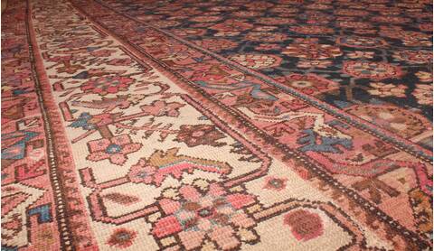 Malayer Blue Hand Knotted 101 X 168  Area Rug 400-17263 Image 16