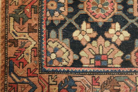 Malayer Blue Hand Knotted 101 X 168  Area Rug 400-17263 Image 17