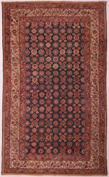 Malayer Blue Hand Knotted 101 X 168  Area Rug 400-17263 Image 2