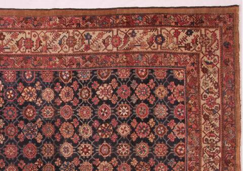 Malayer Blue Hand Knotted 101 X 168  Area Rug 400-17263 Image 4