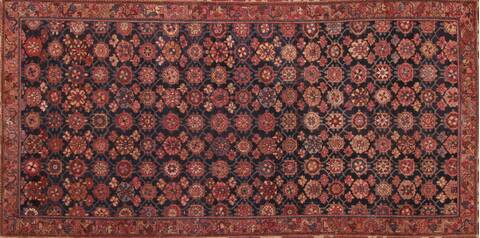 Malayer Blue Hand Knotted 101 X 168  Area Rug 400-17263 Image 7