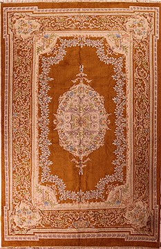 Elvan Yellow Hand Knotted 10'11" X 17'0"  Area Rug 400-17265