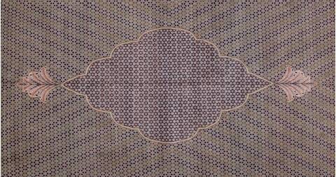 Kerman Green Hand Knotted 115 X 168  Area Rug 400-17268 Image 1