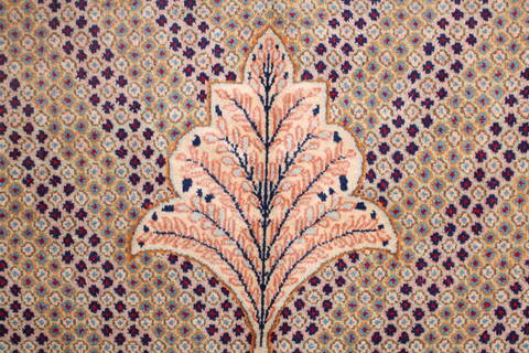 Kerman Green Hand Knotted 115 X 168  Area Rug 400-17268 Image 3