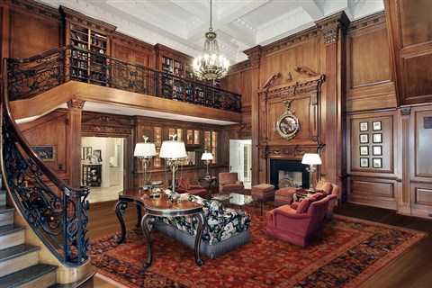 Moshk Abad Red Hand Knotted 105 X 130  Area Rug 400-17270 Image 2