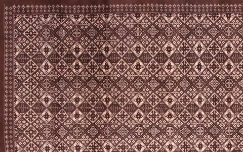 Tabriz Brown Hand Knotted 101 X 1110  Area Rug 400-17275 Image 1