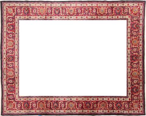 Mashad Blue Hand Knotted 102 X 1210  Area Rug 400-17277 Image 7