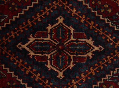 Joshaghan Red Hand Knotted 106 X 138  Area Rug 400-17278 Image 39