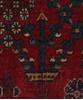 Joshaghan Red Hand Knotted 106 X 138  Area Rug 400-17278 Thumb 20