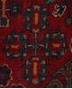 Joshaghan Red Hand Knotted 106 X 138  Area Rug 400-17278 Thumb 29