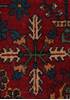 Joshaghan Red Hand Knotted 106 X 138  Area Rug 400-17278 Thumb 33