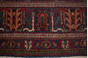 Joshaghan Red Hand Knotted 106 X 138  Area Rug 400-17278 Thumb 7