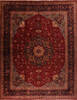 Tabriz Red Hand Knotted 130 X 170  Area Rug 400-17283 Thumb 0