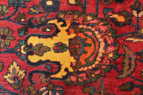 Mashad Purple Hand Knotted 121 X 196  Area Rug 400-17286 Image 12
