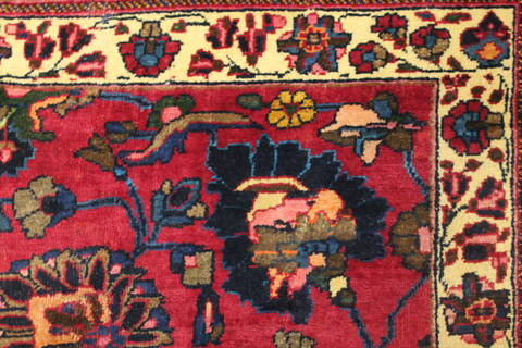 Mashad Purple Hand Knotted 121 X 196  Area Rug 400-17286 Image 15