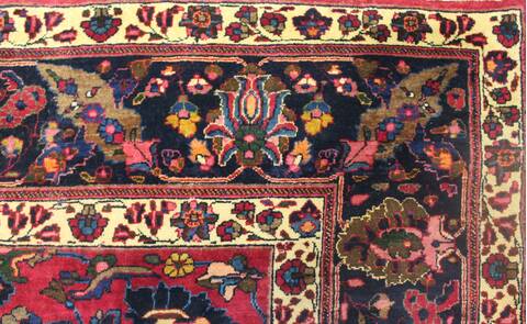Mashad Purple Hand Knotted 121 X 196  Area Rug 400-17286 Image 16