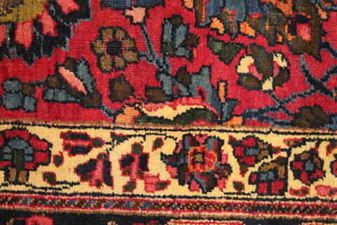 Mashad Purple Hand Knotted 121 X 196  Area Rug 400-17286 Image 19