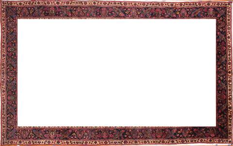 Mashad Purple Hand Knotted 121 X 196  Area Rug 400-17286 Image 1