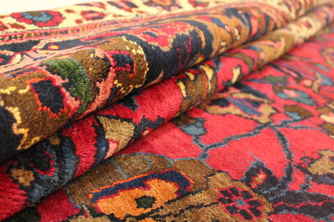 Mashad Purple Hand Knotted 121 X 196  Area Rug 400-17286 Image 21