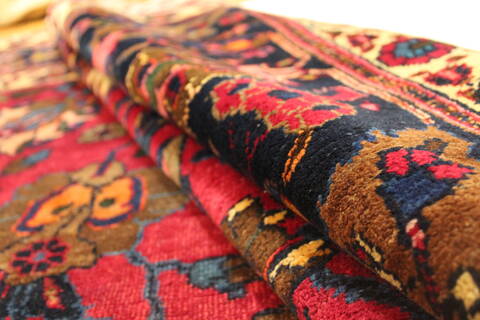 Mashad Purple Hand Knotted 121 X 196  Area Rug 400-17286 Image 22
