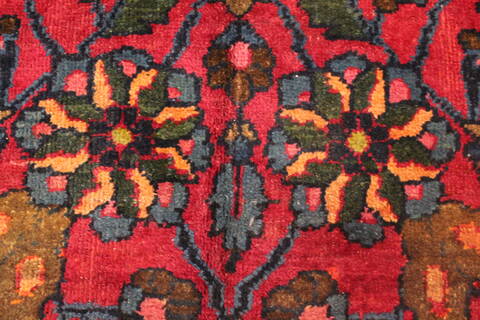 Mashad Purple Hand Knotted 121 X 196  Area Rug 400-17286 Image 23
