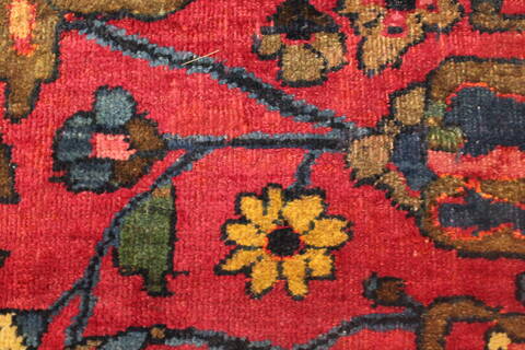 Mashad Purple Hand Knotted 121 X 196  Area Rug 400-17286 Image 24