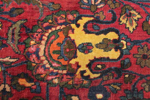 Mashad Purple Hand Knotted 121 X 196  Area Rug 400-17286 Image 28