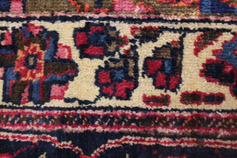 Mashad Purple Hand Knotted 121 X 196  Area Rug 400-17286 Image 32