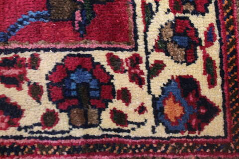 Mashad Purple Hand Knotted 121 X 196  Area Rug 400-17286 Image 33