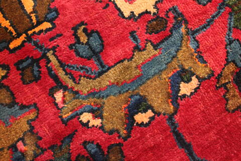 Mashad Purple Hand Knotted 121 X 196  Area Rug 400-17286 Image 34