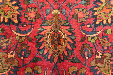 Mashad Purple Hand Knotted 121 X 196  Area Rug 400-17286 Image 6