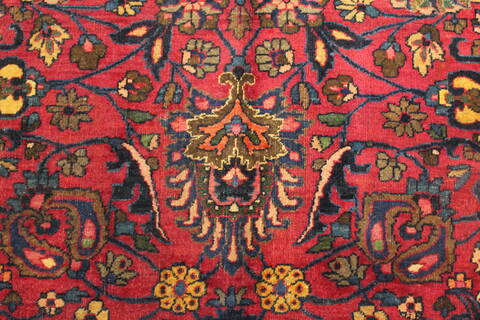 Mashad Purple Hand Knotted 121 X 196  Area Rug 400-17286 Image 8