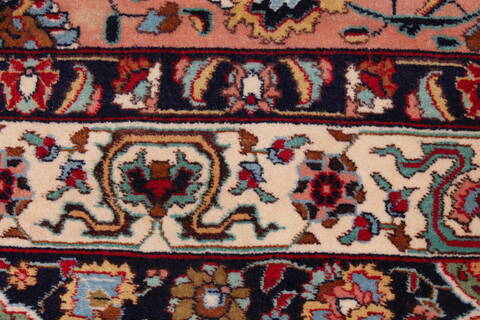 Tabriz Purple Hand Knotted 130 X 200  Area Rug 400-17294 Image 10