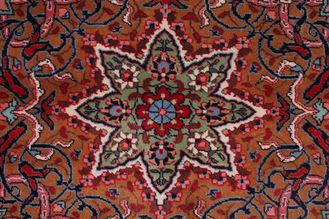 Tabriz Purple Hand Knotted 130 X 200  Area Rug 400-17294 Image 11