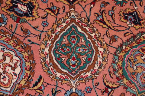 Tabriz Purple Hand Knotted 130 X 200  Area Rug 400-17294 Image 13