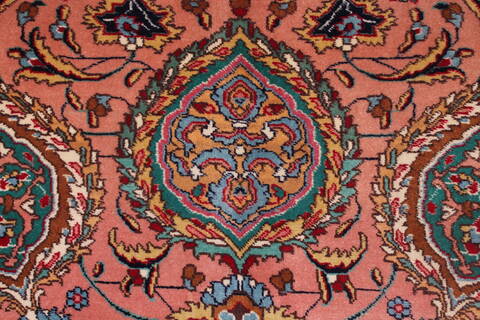 Tabriz Purple Hand Knotted 130 X 200  Area Rug 400-17294 Image 14
