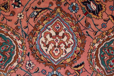 Tabriz Purple Hand Knotted 130 X 200  Area Rug 400-17294 Image 15