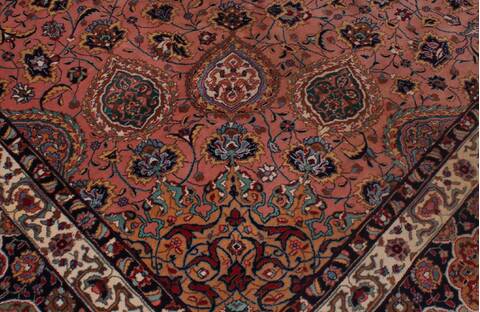Tabriz Purple Hand Knotted 130 X 200  Area Rug 400-17294 Image 21