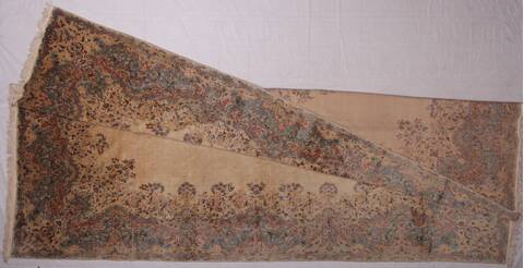 Kerman Beige Hand Knotted 126 X 182  Area Rug 400-17299 Image 3