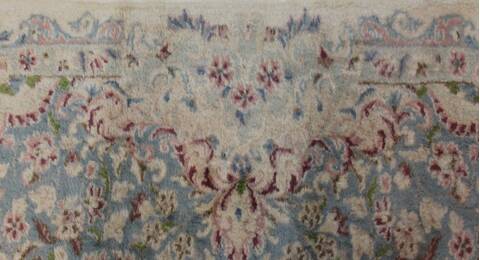 Kerman Beige Hand Knotted 126 X 182  Area Rug 400-17299 Image 8