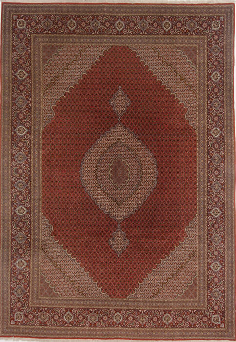 Tabriz Red Hand Knotted 83 X 1110  Area Rug 250-17305 Image 0