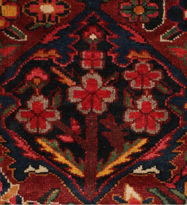 Bakhtiar Brown Hand Knotted 106 X 116  Area Rug 400-17321 Image 12