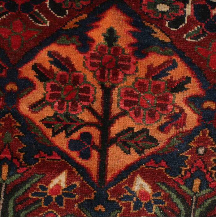 Bakhtiar Brown Hand Knotted 106 X 116  Area Rug 400-17321 Image 13