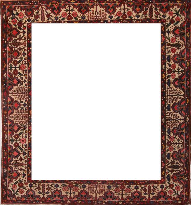 Bakhtiar Brown Hand Knotted 106 X 116  Area Rug 400-17321 Image 1
