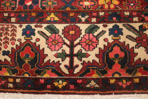 Bakhtiar Brown Hand Knotted 106 X 116  Area Rug 400-17321 Image 5