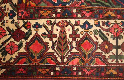 Bakhtiar Brown Hand Knotted 106 X 116  Area Rug 400-17321 Image 8