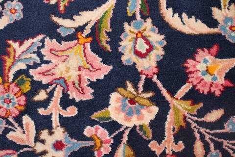 Kerman Blue Hand Knotted 121 X 180  Area Rug 400-17322 Image 38