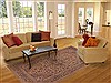 Kashan Beige Hand Knotted 73 X 103  Area Rug 400-17348 Thumb 4